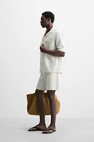 CHEMISE STRUCTURE À RAYURES