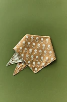 BANDANA RÉVERSIBLE BLOCK PRINT ANIMAL DE COMPAGNIE