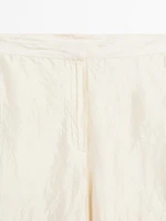 Pantalon satiné texturé - Limited Edition