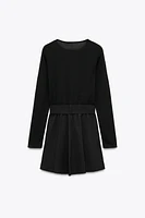 COMBINATION BELTED DRESS