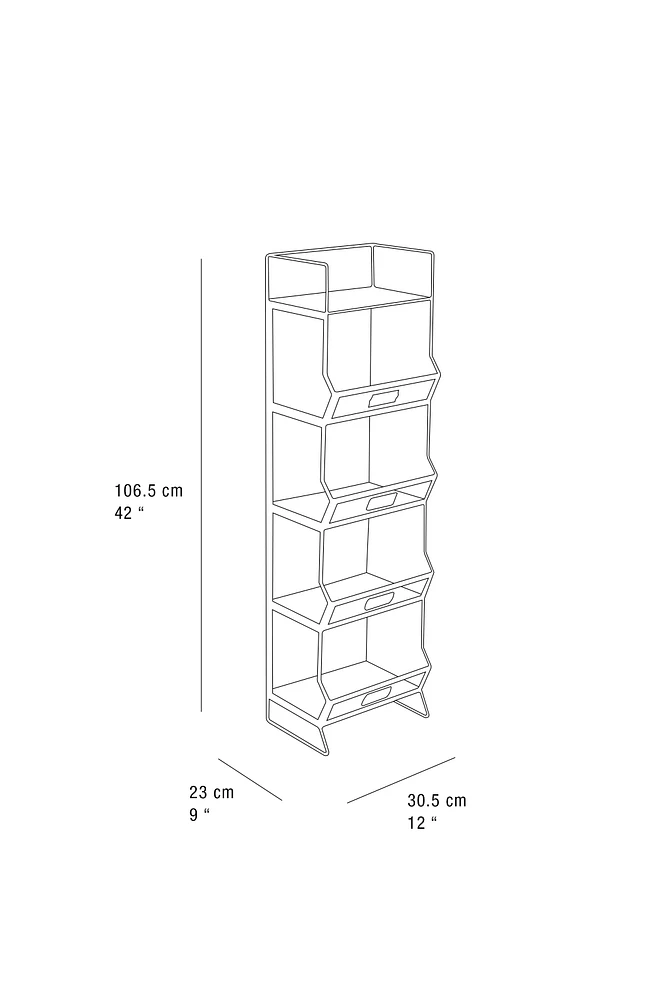 STORAGE UNIT WITH SHELVES