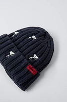 SNOOPY PEANUTS™ EMBROIDERY KNIT HAT