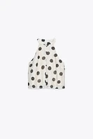 TOP HALTER À POIS
