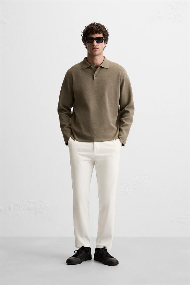 PANTALON À TEXTURE CONFORT