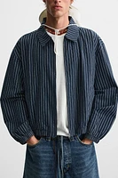 STRIPED STRUCTURED JACKET