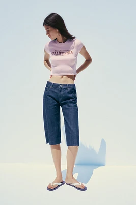 COTTON MODAL TEXT T-SHIRT