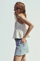 MINI-JUPE EN JEAN TRF