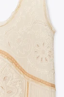 ZW COLLECTION EMBROIDERED DRESS