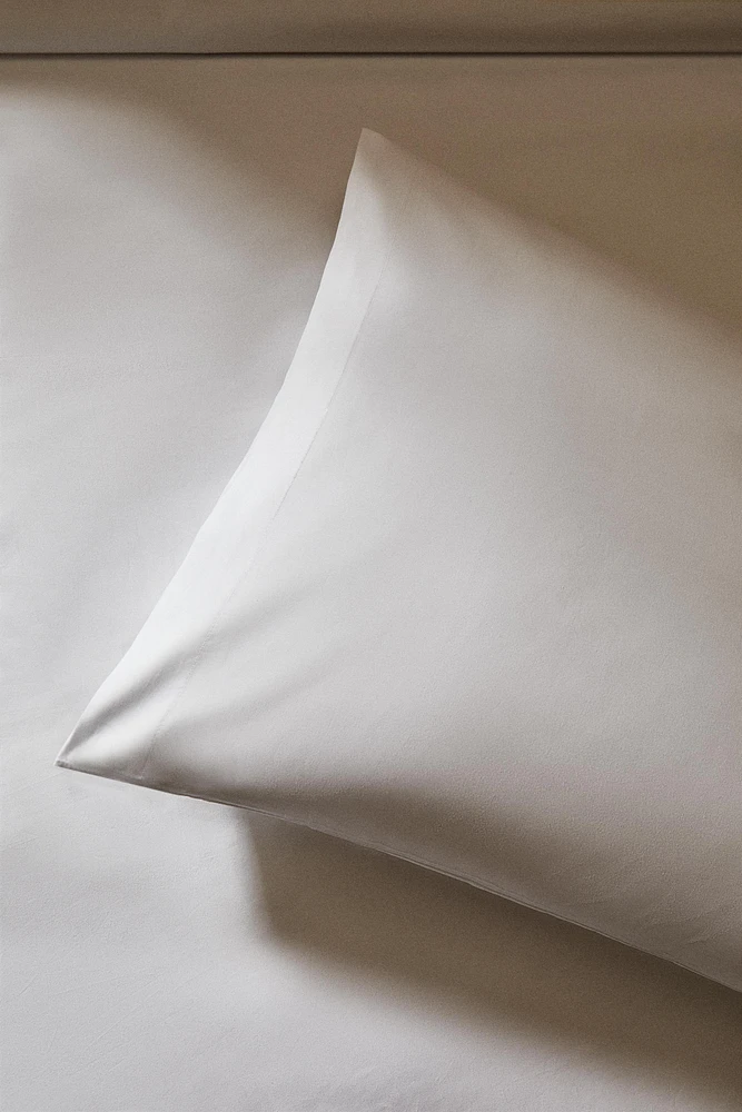 TAIE D’OREILLER PERCALE DE COTON (500 FILS)