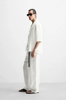 100% LINEN KIMONO SHIRT
