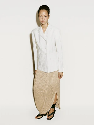 Pleated skirt with fold detail - Limited Edition