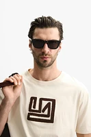 T-SHIRT BRODÉ CONTRASTE