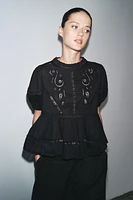 BLOUSE ROMANTIQUE BRODÉE ZW COLLECTION