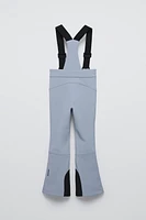 WINDPROOF AND WATER RESISTANT RECCO® SYSTEM SUSPENDER PANTS SKI COLLECTION