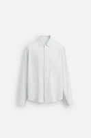 CHEMISE RAYURES MÉLANGE VISCOSE