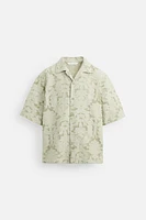 CHEMISE JACQUARD GÉOMÉTRIQUE