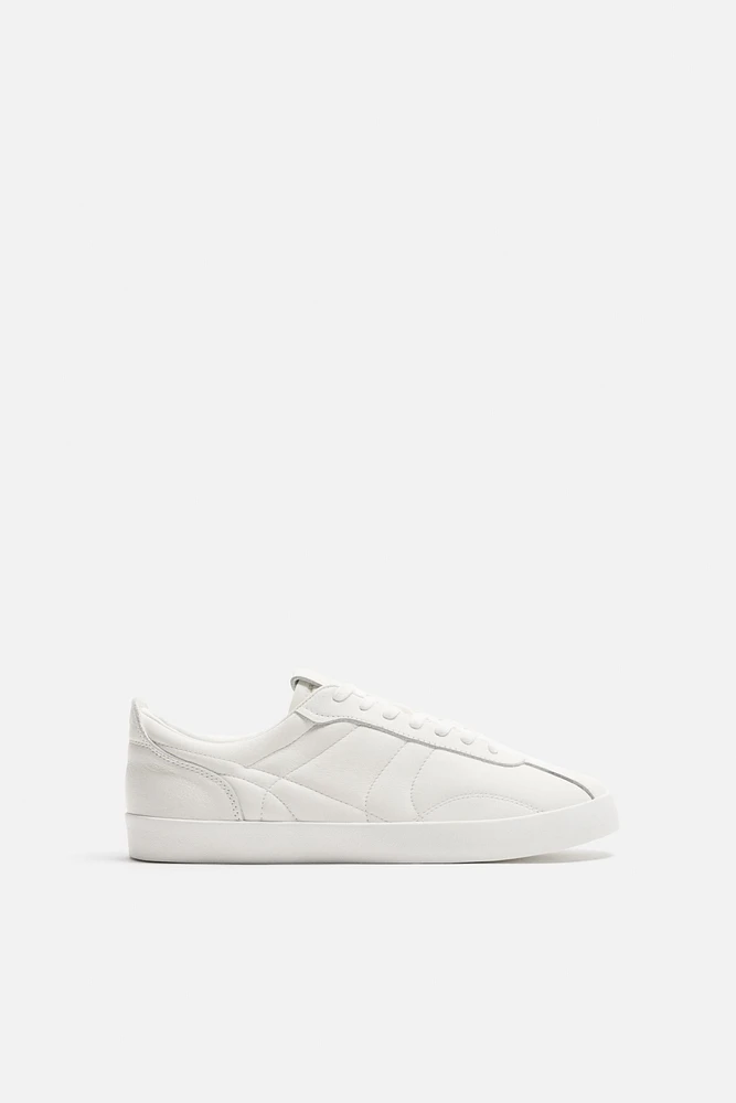 TOPSTITCHED SNEAKERS