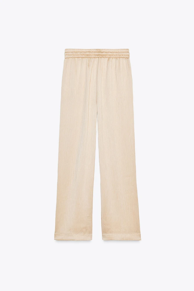 PANTALON EFFET FROISSÉ