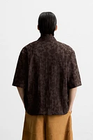 CHEMISE FLUIDE EN JACQUARD