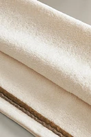 SERVIETTE DE BAIN LISERÉS COLORÉS