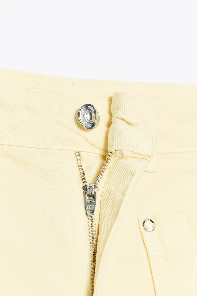 Z1975 HIGH-WAISTED SHORTS WITH PATCH POCKETS