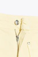 Z1975 HIGH-WAISTED SHORTS WITH PATCH POCKETS