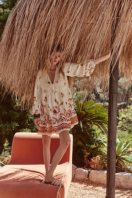 PRINTED MINI DRESS