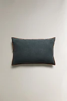 THROW PILLOW COVER WITH OVERLOCK