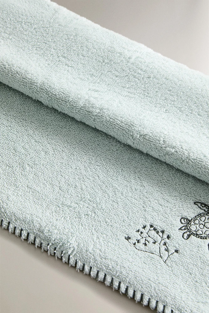 SERVIETTE DE BAIN ENFANT TROPICAL SEA
