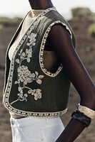 EMBROIDERED VEST