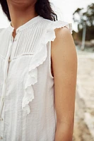 RUFFLED ROMANTIC BLOUSE