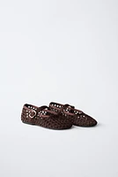 OPENWORK BALLET FLATS