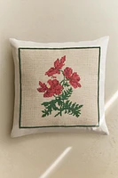 HOUSSE DE COUSSIN BRODERIE FLEUR