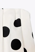 TOP BUSTIER À POIS