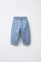 STITCHED BAGGY JEANS