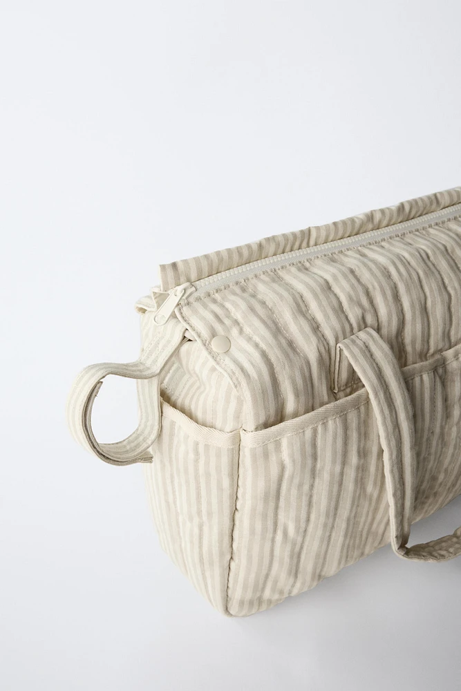 SAC DE MATERNITÉ À RAYURES