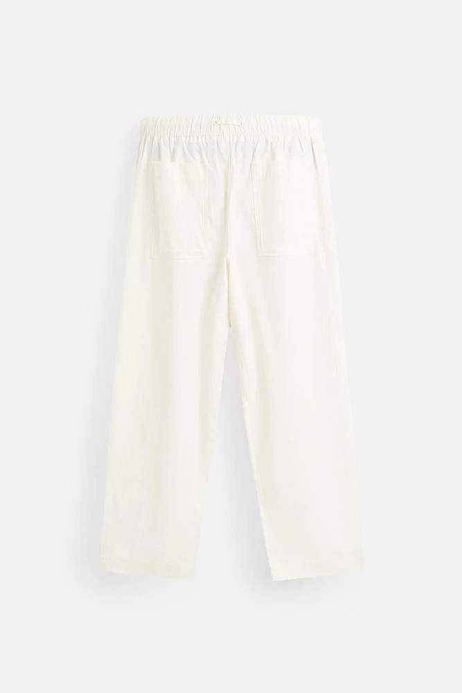 PANTALON RELAXED FIT COTON - LIN