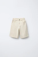 RELAXED BAGGY TWILL SHORTS