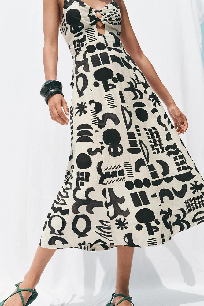 ROBE AJOURÉE IMPRIMÉE
