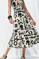 ROBE AJOURÉE IMPRIMÉE