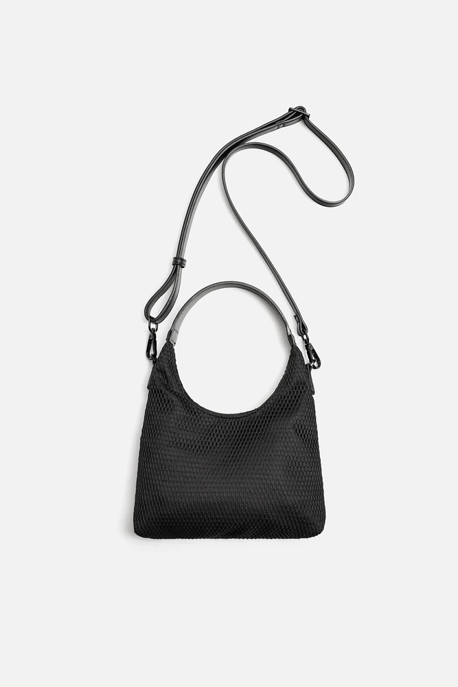MESH CROSSBODY BAG