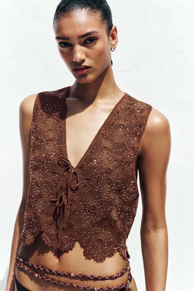 CROCHET VEST TOP
