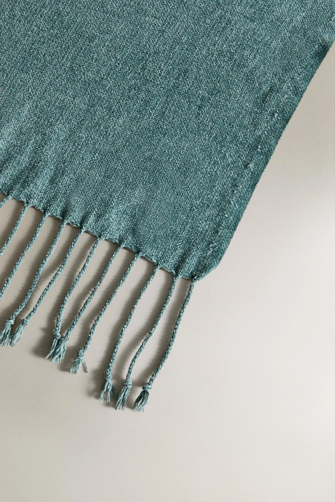PLAID CHENILLE