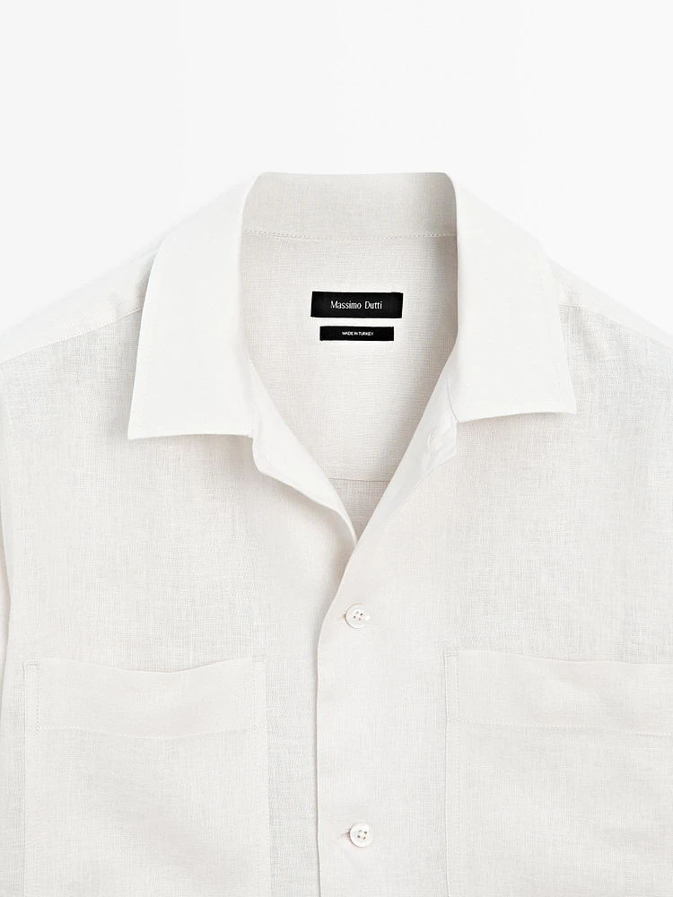 Surchemise légère 100 % lin - Limited Edition