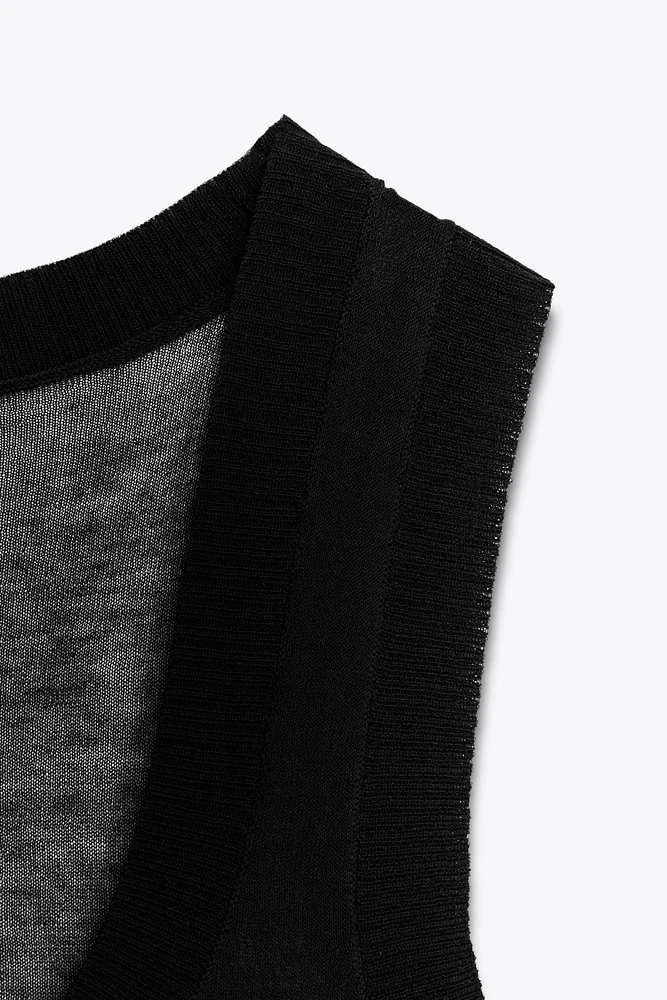 TOP EN MAILLE EXTRAFINE