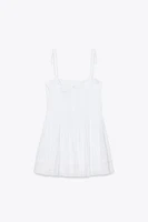 ROBE COURTE EN POPELINE