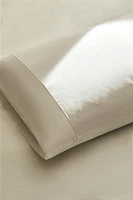 TAIE D’OREILLER PERCALE DE COTON ( FILS