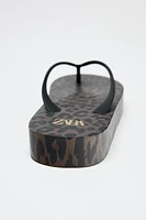 ANIMAL PRINT SANDALS