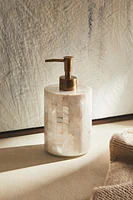 MOTHER-OF-PEARL-EFFECT SOAP DISPENSER