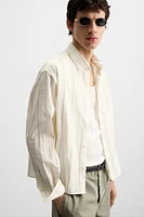 CHEMISE RAYURES CONTRASTÉES